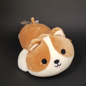 Squishmallows Cuddlers Reginald The Corgi 14” Plush Toy Brown Dog 2019